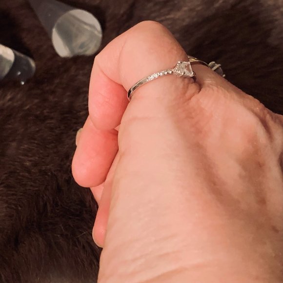 Twp Clear Gemstone Rings - Picture 11 of 14